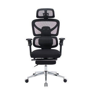 English Elm Ergonomic Mesh Home Office Chair with Massage Lumbar 6d Arms and 4d Headrest W2069P454356