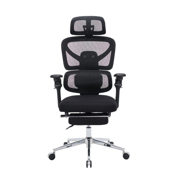 English Elm Ergonomic Mesh Home Office Chair with Massage Lumbar 6d Arms and 4d Headrest W2069P454356