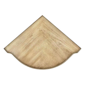 Butler Specialty Durham Triangular Wood Corner Cabinet – Stylish Storage Solution With Adjustable Shelf & Antique Pull Beige Rubberwood Solids,Mdf,Cherry Veneers,Brass 2115424-butler