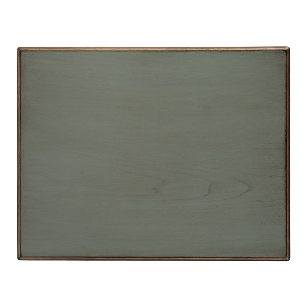 Butler Specialty Company Tyler Elegant Rectangular Wood Side Table With Unique Starburst Inlay Design Pastel Green Rubberwood,Cherry,Maple And Walnut Veneers,Mdf 2116482-butler