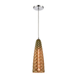 Glitzy 5'' Wide 1-Light Mini Pendant - Polished Chrome 21168/1 Elk Lighting