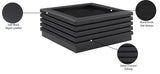 Rory Black Vegan Leather Coffee Table 211Black-CT Meridian Furniture