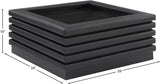 Rory Black Vegan Leather Coffee Table 211Black-CT Meridian Furniture