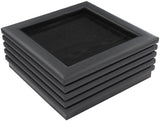 Rory Black Vegan Leather Coffee Table 211Black-CT Meridian Furniture