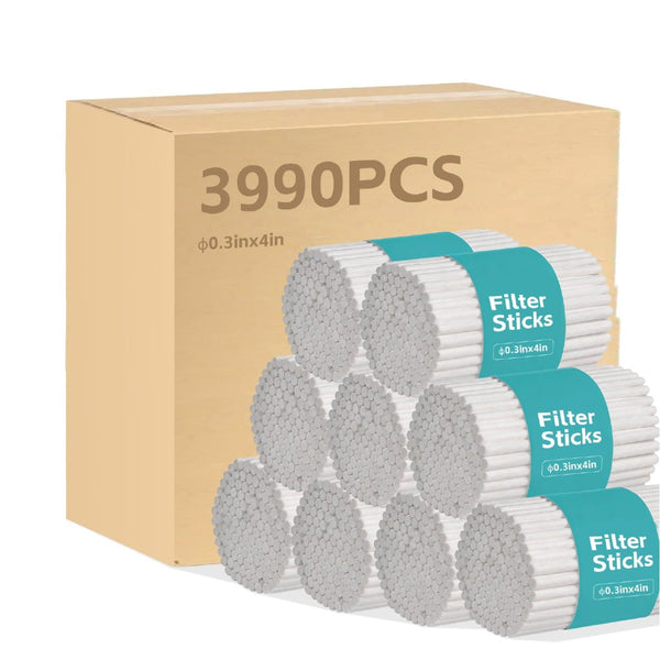 English Elm Premium Cotton Acetate Filter Rods Bulk Pack 3990 Count Diy Air Filtration Media T2950P497232