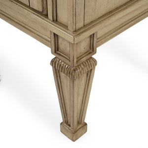 Butler Specialty Wordsworth Elegant Wood 4-drawer Secretary With Drop-front Writing Surface And Vintage Charm Beige Rubberwood,Mdf,Cherry,Maple & Walnut Veneers 2126424-butler