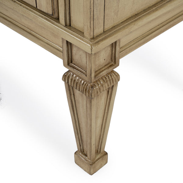 Butler Specialty Wordsworth Elegant Wood 4-drawer Secretary With Drop-front Writing Surface And Vintage Charm Beige Rubberwood,Mdf,Cherry,Maple & Walnut Veneers 2126424-butler