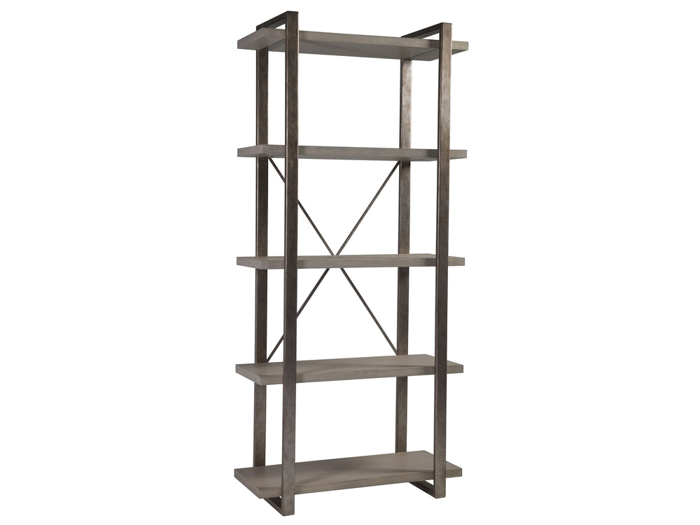 Lexington Artistica Home Soiree Etagere - Exquisite Metal And Wood Display Stand With Unique Finishes For Elegant Spaces Silver Leaf Wood 2128-990