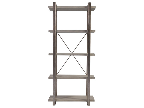 Lexington Artistica Home Soiree Etagere - Exquisite Metal And Wood Display Stand With Unique Finishes For Elegant Spaces Silver Leaf Wood 2128-990