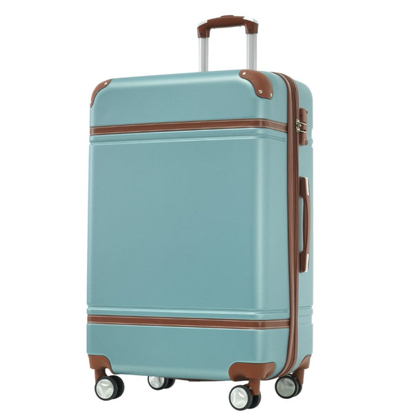 English Elm Hardshell Abs Suitcase Set with Duffel and Toiletry Bag Tsa Lock Spinner Wheels Green N732P193484M
