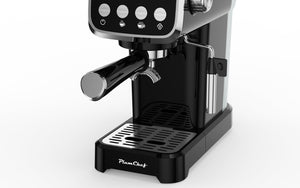 English Elm 20bar Slim Espresso Machine with Steam Wand Cup Warmer and 43oz Detachable Tank W1002P414529