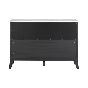 English Elm Christopher Knight Home® - Storage Cabinet - Stylish 3-Door Organizer For Entryway & Dining Room | Black & White Finish, Large Space N780P330602B