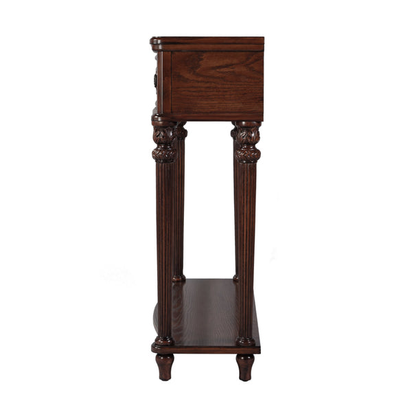 Butler Specialty Company Alexander Console Table – Elegant Design With Ample Storage For Any Space Brown Fiberboard,Cherry Veneer,Poplar Wood,Rubberwood 2130001-butler