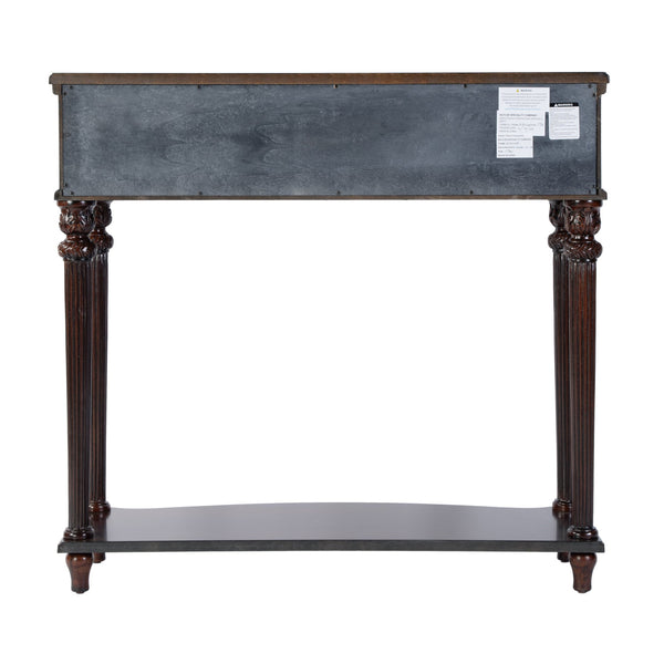 Butler Specialty Company Alexander Console Table – Elegant Design With Ample Storage For Any Space Dark Brown Fiberboard,Cherry Veneer,Poplar Wood,Rubberwood 2130024-butler