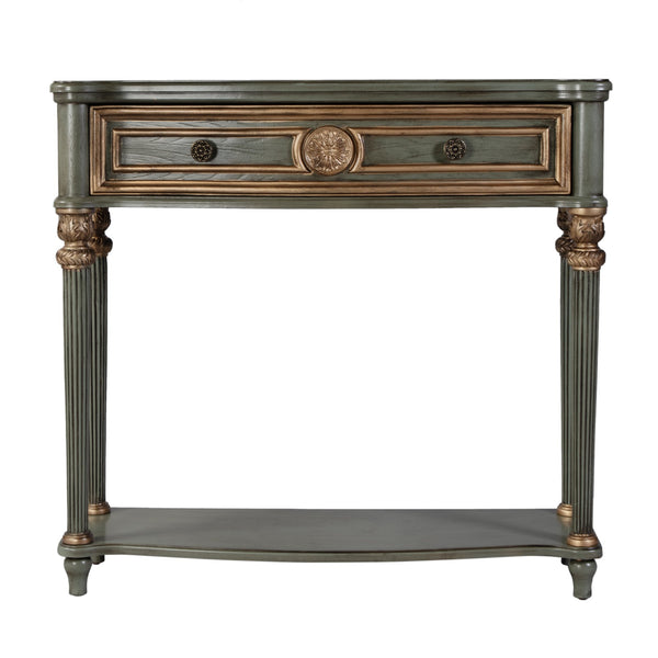 Butler Specialty Company Alexander Console Table – Elegant Design With Ample Storage For Any Space Green Poplar Wood,Cherry Veneer,Fiberboard 2130482-butler