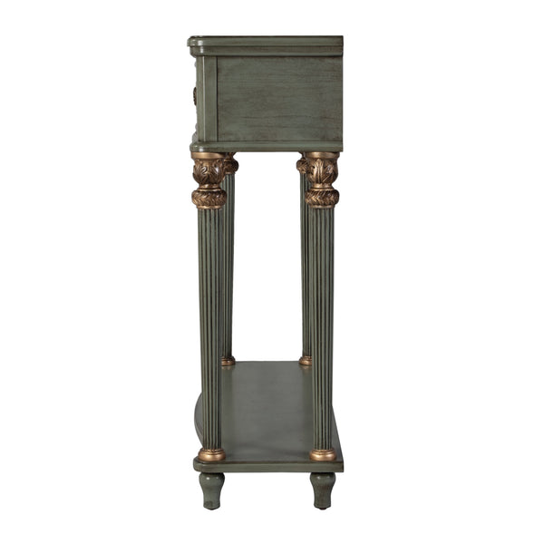 Butler Specialty Company Alexander Console Table – Elegant Design With Ample Storage For Any Space Green Poplar Wood,Cherry Veneer,Fiberboard 2130482-butler