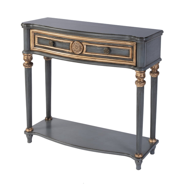 Butler Specialty Company Alexander Console Table – Elegant Design With Ample Storage For Any Space Blue Poplar Wood,Cherry Veneer,Fiberboard 2130483-butler
