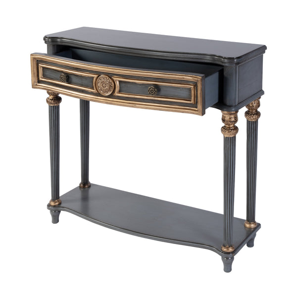 Butler Specialty Company Alexander Console Table – Elegant Design With Ample Storage For Any Space Blue Poplar Wood,Cherry Veneer,Fiberboard 2130483-butler