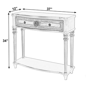 Butler Specialty Company Alexander Console Table – Elegant Design With Ample Storage For Any Space Blue Poplar Wood,Cherry Veneer,Fiberboard 2130483-butler