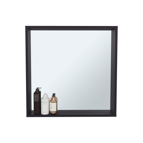 English Elm Quilcene Flush Mount Mirrored Medicine Cabinet White Lacquer Minimalist Bathroom B092P439895