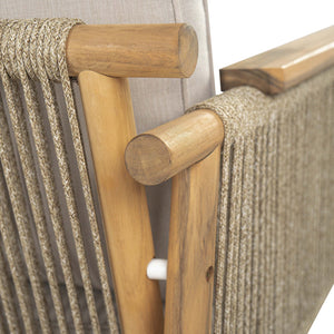 English Elm Christopher Knight Home® - Sumbawa Outdoor Club Chair Set Of 2 - Stylish Acacia Wood Frame & Easy-Care Cushions For Patios N775P226075B-S2