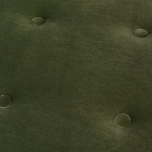 English Elm Jennifer Taylor Home - Jared Mid-Century Roll Arm Tufted Bench Settee with Kiln-Dried Frame and Plush High-Density Foam Olive Green B2719P238285