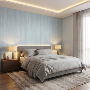 English Elm 1/4 in Mdf Wall Panels Light Gray Textured Grain Finish for Accent Walls 30 Pack B2763P494305