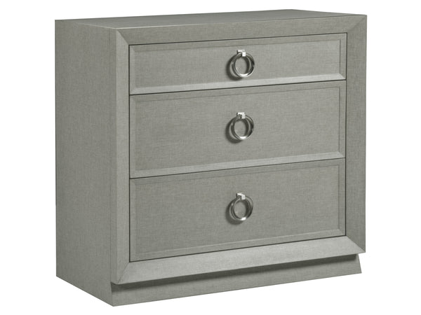 Lexington Artistica Home Zeitgeist Elegant Hall Chest With Unique Linen Finish And Self-closing Drawers For Stylish Storage Antique Linen Wood 2141-973