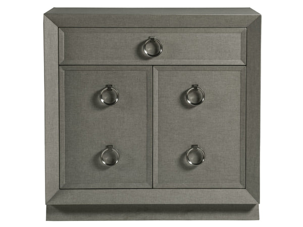 Lexington Artistica Home Zeitgeist Linen Hall Door Chest - Stunning Performance Fabric, Unique Finishes & Versatile Storage Solutions Antique Linen Wood 2141-974