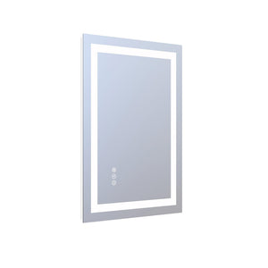 English Elm 20" X 28" Led Vanity Mirror Dual Front Back Lighting Anti-fog Dimmable Bathroom W1920P493130