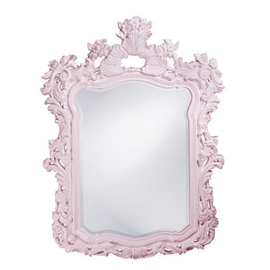 Howard Elliott Turner Mirror - Ornate Antique Frame With Beveled Glass For Stylish Home Decor & Entryway Elegance Purple Polyurethane 2147li-howard-elliott