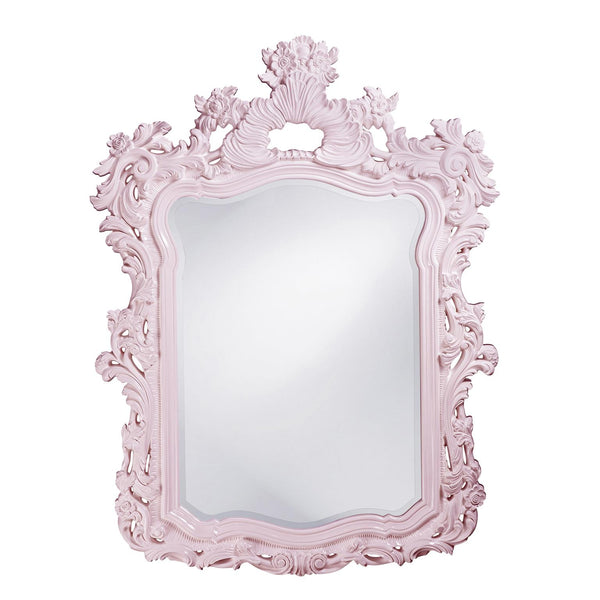 Howard Elliott Turner Mirror - Ornate Antique Frame With Beveled Glass For Stylish Home Decor & Entryway Elegance Purple Polyurethane 2147li-howard-elliott