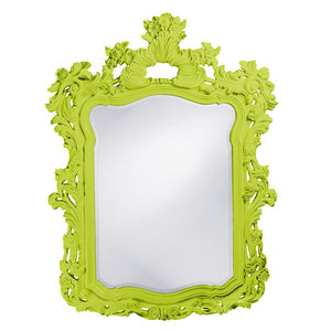 Howard Elliott Turner Mirror - Ornate Antique Frame With Beveled Glass For Stylish Home Decor & Entryway Elegance Green Polyurethane 2147mg-howard-elliott