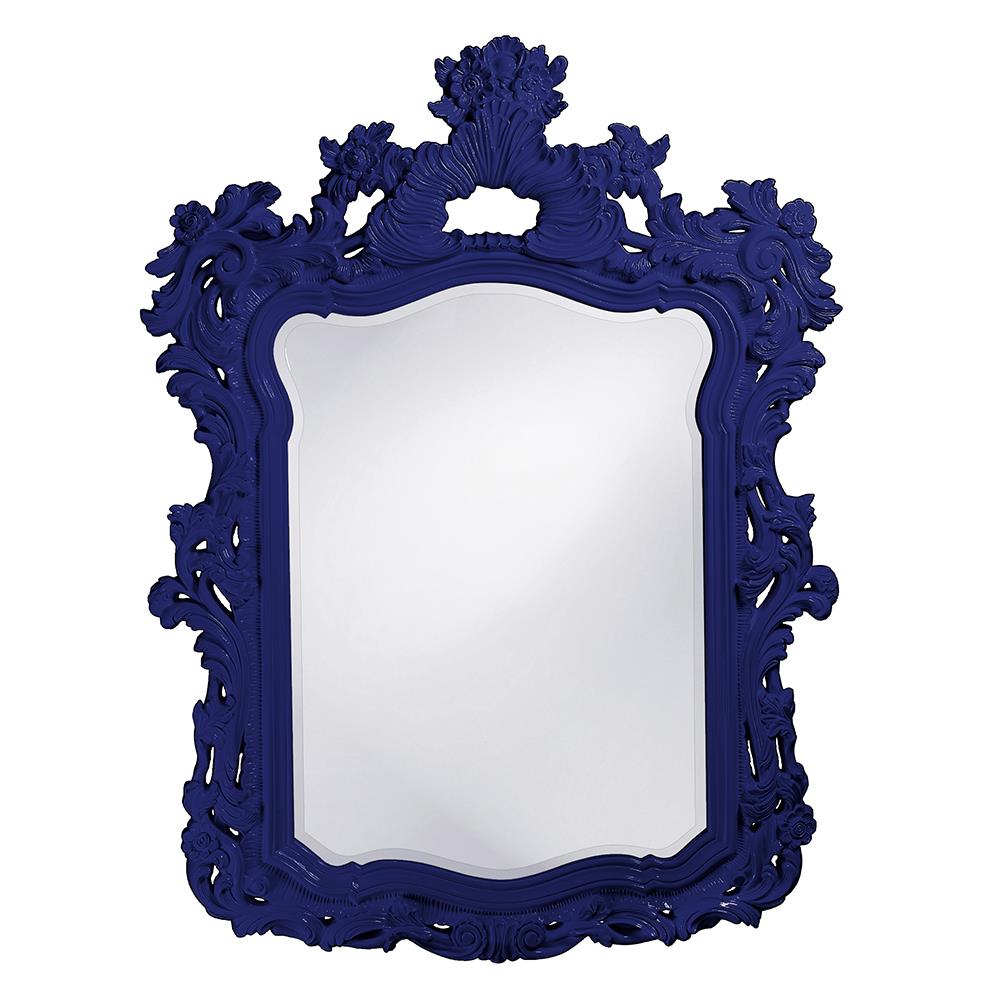 Howard Elliott Turner Mirror - Ornate Antique Frame With Beveled Glass For Stylish Home Decor & Entryway Elegance Silver Polyurethane 2147n-howard-elliott