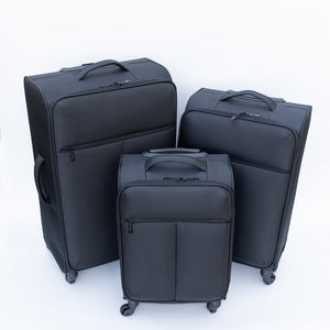 English Elm Oxford Cloth Spinner Suitcase Waterproof Soft Shell Travel Bag with Telescoping Handle W2710P242521
