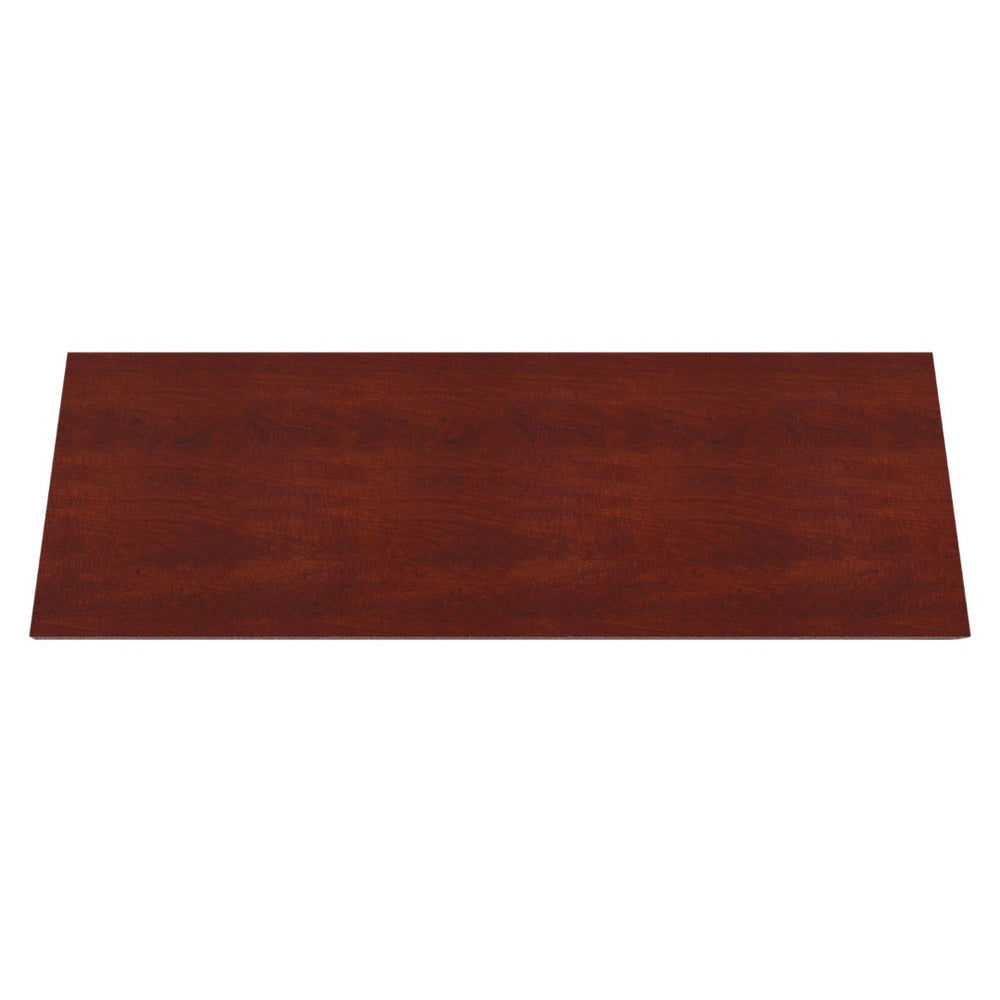 OSP Home Furnishings 48x24 Folding Nesting Table with Laminate Top and Locking Casters for Training Rooms 72X24  Cherry 842T26-C