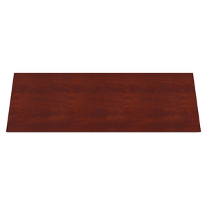 OSP Home Furnishings 48x24 Folding Nesting Table with Laminate Top and Locking Casters for Training Rooms 72X24  Cherry 842T26-C