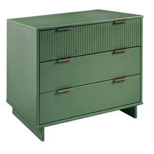 English Elm Granville Sage Green 38" Dresser - Chic 3-Drawer Storage With Gold Accents & Modern Elegance B365S00076