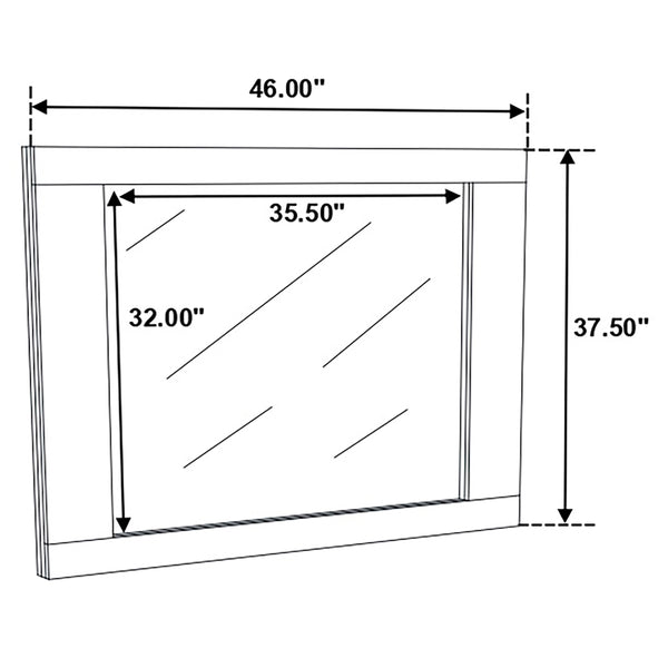 English Elm Fillmore White 4-Piece Eastern King Bedroom Set - Modern, Sleek Design With Ample Storage & Style B062S01371