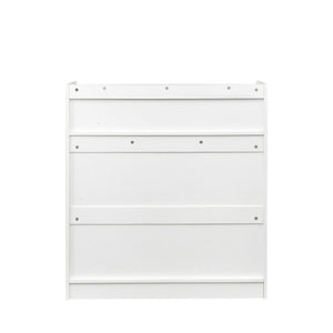 English Elm Modern Extendable Dining Table with Hidden Storage, Space-Saving Expandable Design for Small Homes White W331P191550