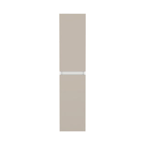 English Elm High 43" Two-Door Wall Cabinet with Interior Shelf — Tall Vertical White Storage, Wall-Mounted, Durable Design B200P368115