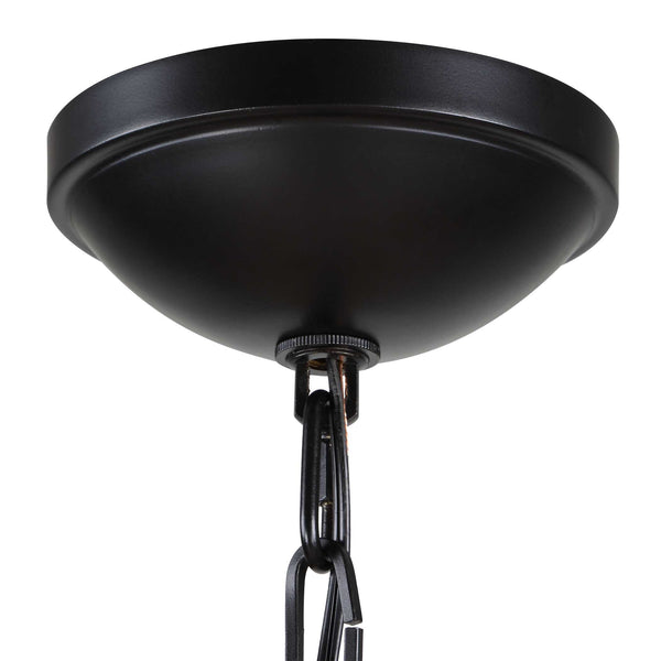 Uttermost Lakeside Rattan Scalloped Pendant Light for Coastal Patios and Covered Porches
