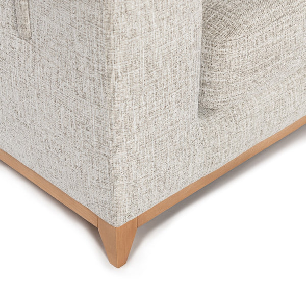 Classic Home Donovan 3 Piece Sectional Sofa for Modern Living Rooms, Stylish Upholstery, Durable Oak Frame Sand 2167SC11