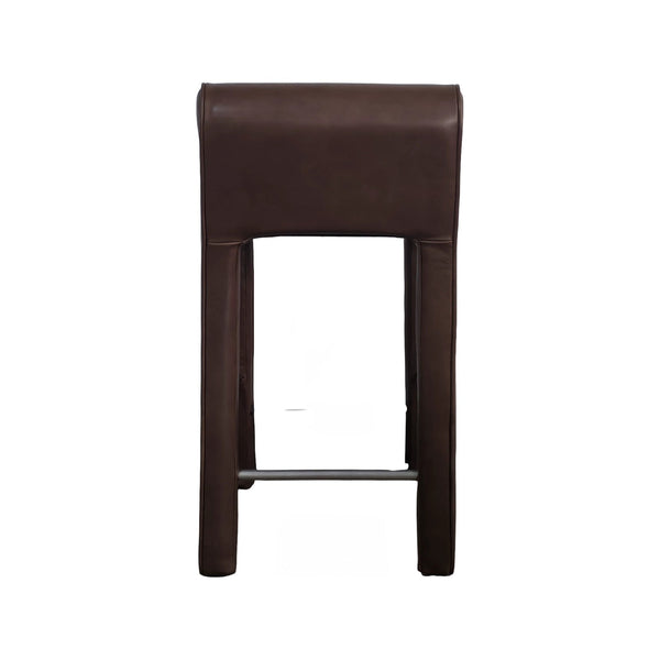 Olivia + Quinn Hudson Leather Counter Chair - Luxurious Top Grain Design For Modern Elegance And Durability Pippa Latte Leather,Foam,Wood 2168_Cnk1802