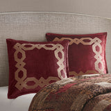 Croscill Classics Clermont Traditional European Pillow Sham CCL11-0025 Burgundy