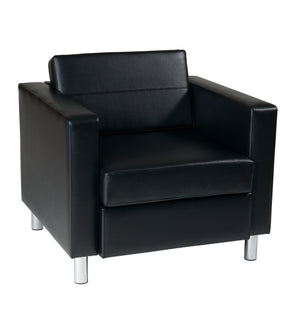 OSP Home Furnishings Pacific Armchair Black