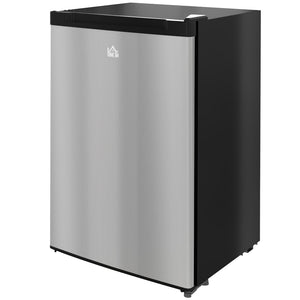 English Elm Homcom Compact Upright Freezer 3 Cu Ft with Adjustable Thermostat for Dorm Apartment Silver W2225P200390