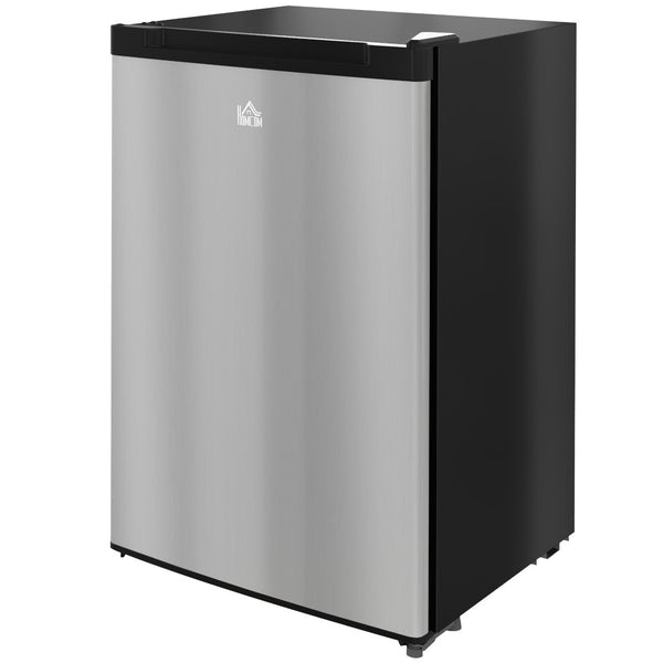 English Elm Homcom Compact Upright Freezer 3 Cu Ft with Adjustable Thermostat for Dorm Apartment Silver W2225P200390