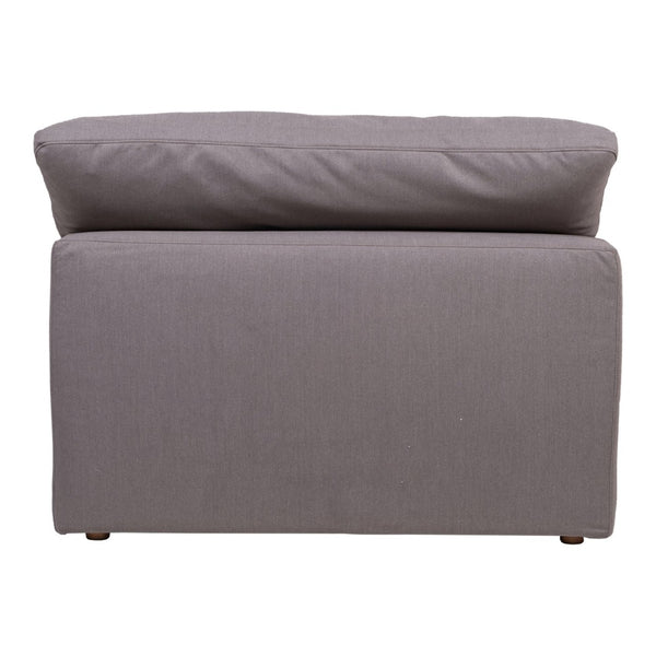 English Elm Clay Slipper Chair Modular Living Room Accent with Feather Blend Cushion Fabric B2769P504415
