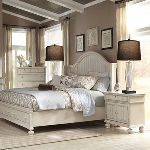 English Elm Table Rustic Farmhouse Bedside Lamps Set of 2 with Nightlight, 4-Way Rotary Switch, Linen Shade LED Black W3355P391317